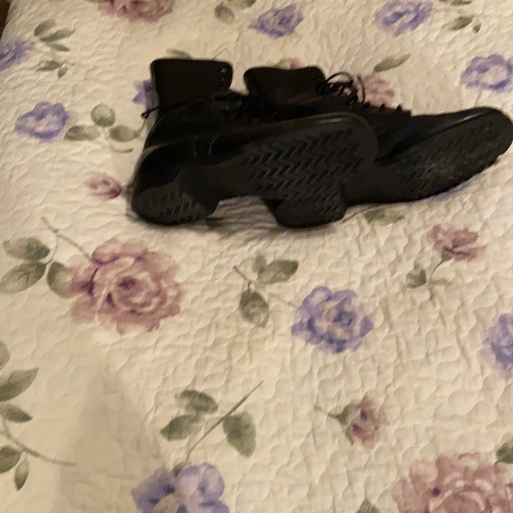 vintage   original black army boots